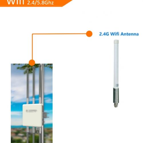 6dbi 2.4Ghz Omni Wifi antenna fiberglass wifi antenna 2400-2500Mhz