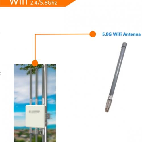 6dbi 5.8Ghz Wifi antenna omni fiberglass antenna