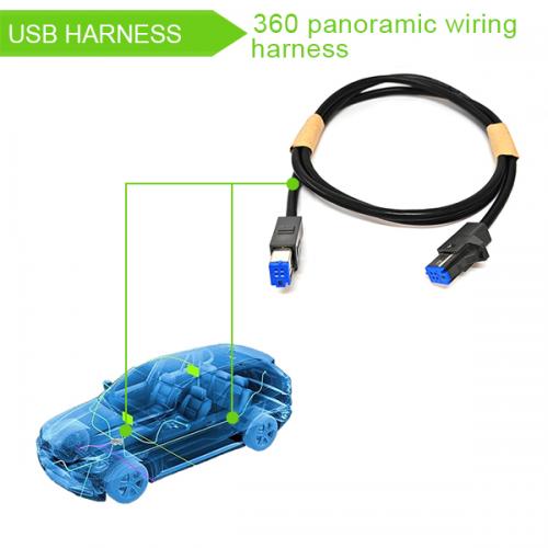 USB processing automotive wiring harness